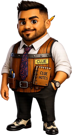 Uncle Clue, the Figure-It-Out Barrel